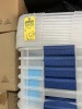 CLEAR PLASTIC TOTES - UNDER BED STYLE - 2
