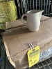 WHITE CREAMER PITCHERS - 5.5oz - 2