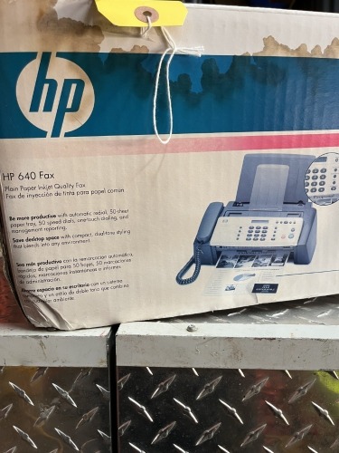 HP 640 FAX MACHINE (NEW IN BOX)