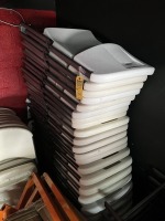 WHITE RESIN FOLDING CHAIRS