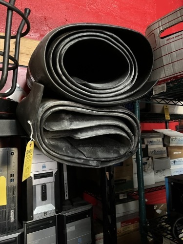 ROLLS BLACK RUBBER MAT MATERIAL
