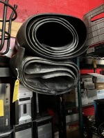ROLLS BLACK RUBBER MAT MATERIAL