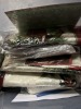 LOT ASSORTED CHRISTMAS DECOR - NAPKINS, TABLE CLOTHS, STOCKINGS, ETC (1 TOTE) - 3