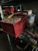ASSORTED SEWING BOXES - THREAD, MEASURING TAPE, THIMBLES, ETC