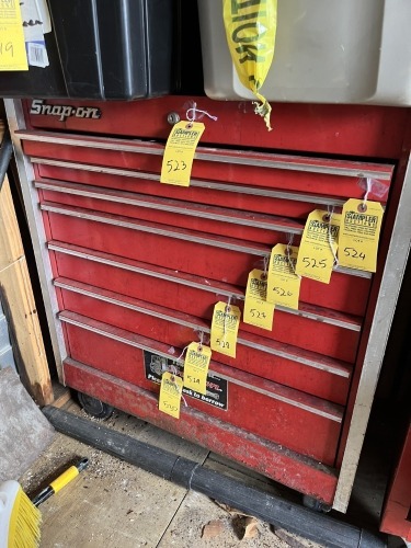 SNAP-ON TOOLBOX ON WHEELS WITH 7 DRAWERS - NO CONTENTS(LOCATED IN HOLLYWOOD, FL)