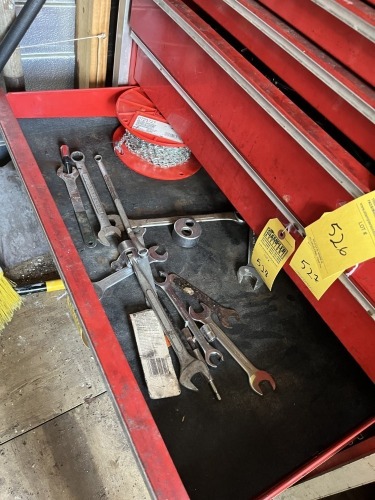 CONTENTS OF DRAWER - LIGHT CHAIN, WRENCHES, ETC (LOCATED IN HOLLYWOOD, FL)