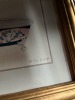 ASSORTED FRAMED PICTURES - 1- BUTTERFLY / 2- BATHROOM SCENE - 2