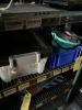LOT ASSORTED OFFICE SUPPLIES - TAPE, PAPER CLIPS, PENCILS, ETC (2 TUBS)