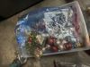 LOT CHRISTMAS DECOR - TREE TOPPERS, ORNAMENTS, ETC (1 TUB) - 2