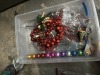 LOT CHRISTMAS DECOR - TREE TOPPERS, ORNAMENTS, ETC (1 TUB) - 4