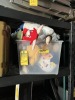 LOT ASSORTED STUFFED ANIMALS - BEANIE BALLZ, BULL, TEDDY, ETC (1 TOTE)