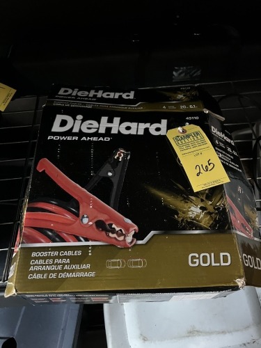 DIEHARD GOLD JUMPER CABLES (NEW - IN DAMAGED BOX)