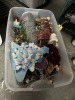 LOT ASSORTED CHRISTMAS DECOR (1 TOTE) - 2