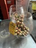 GLASS DECOR WITH FALL DECOR INSIDE - 3