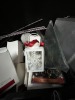 LOT ASSORTED CHRISTMAS DECOR - SNOWMAN, COCKTAIL RINGS, LANTERNS, ETC (1 TOTE) - 2