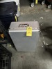 METAL BOX WITH HANDLES & CONTENTS OF DISCS