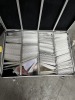 METAL BOX WITH HANDLES & CONTENTS OF DISCS - 2