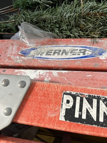 WERNER FIBERGLASS LADDER - 8'