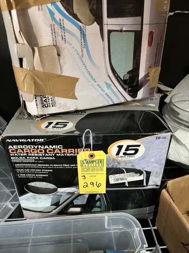 ASSORTED NAVIGATOR AERODYNAMIC WATER RESISTANT CARGO CARRIERS - 13'CF / 15'CF / 18'CF
