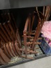 WOOD TV TRAYS WITH 3 STANDS - 2