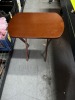 WOOD TV TRAYS WITH 3 STANDS - 3