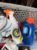LOT ASSORTED CLEANING SUPPLIES - TEAK CLEANER, STAIN REMOVER, DUST PANS, ETC - 2