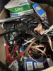 LOT ASSORTED - HATS, SEINFELD DVD's, BANDAIDS, JUMPER CABLES, ETC (1 BOX) - 3