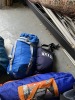 ASSORTED - 1- FIELD & STREAM PILLOW IN BAG / 1- MORMOT SLEEPING BAG / 2- NYLON HAMMOCKS / 1- 5'x5' KIDS TEEPU IN BAG / 2- LIGHT WEIGHT SLEEPING BAGS IN BAG - 2