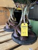 PIECES - MARBLE BASE WITH BRASS SCULPTURE