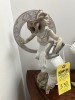 LLADRO FIGURINE - SITTING WOMAN WITH HARP - 2