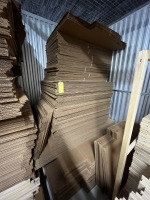 NEW CARDBOARD BOXES - 40.5''x3.5''x16.5'', 20.5''x4.25''x8.5'', 40.5''x3''x26.5'', MORE (APPROXIMATE SIZES)