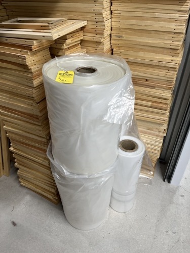 ROLLS PLASTIC SHEETING - ASSORTED SIZES