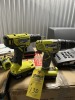 RYOBI DRILLS WITH 2 BATTERIES & CHARGER - HJP003 / P209DCN - 2