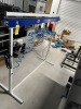 TENSADOR II T-155-G PNEUMATIC CANVAS STRETCHER ON STAND