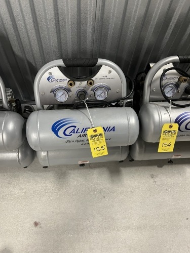CALIFORNIA AIR TOOLS 4610S COMPRESSOR WITH HOSE - 1HP / 4.6 GALLON