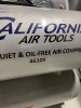 CALIFORNIA AIR TOOLS 4610S COMPRESSOR WITH HOSE - 1HP / 4.6 GALLON - 2