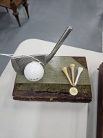 Vintage Golf Desk Paperweight