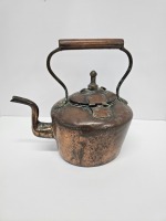 Antique 19th Century Copper Tea Kettle