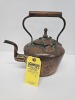 Antique 19th Century Copper Tea Kettle - 2