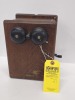 Western Electric Oak Wall Mounted Telephone Ringer Box 1900s - 4