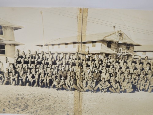 WWII Unit Photo African American Company 77th Coast Artillery Regiment
