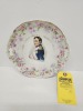 Antique Porcelain Cake Plate with Napoleon Bonaparte - 3