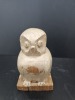 Antique Folk Art Wooden Owl - 2