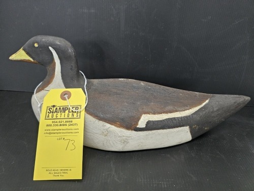 Hand Carved Wooden Duck Decoy
