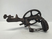 Hand Carved Oak Shelf Folk Art