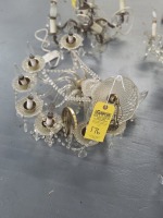 Antique Cut Glass Crystal Chandelier