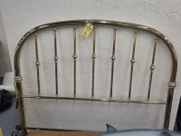 Vintage Arched Brass Headboard