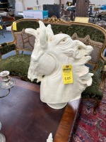Global View Ceramic Horse Head - 24'' High / Made in Italy