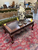Carved Wood Coffee Table - 30''x48''