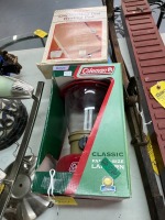 Assorted - Coleman Lantern / Sunbeam Heating Pad / Jumper Cables